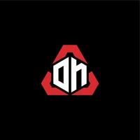 auf Initiale Logo Esport Mannschaft Konzept Ideen vektor