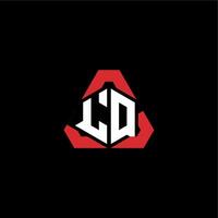 lq Initiale Logo Esport Mannschaft Konzept Ideen vektor