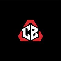 cb Initiale Logo Esport Mannschaft Konzept Ideen vektor