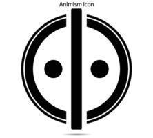 Animismus Symbol. isoliert Animismus Symbol Vektor Illustration von Religion Sammlung