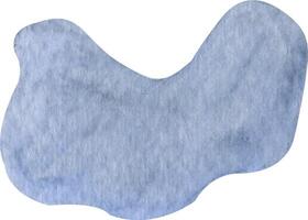 Boho Aquarell Clip Art Textur. Blau abstrakt Formen zum Zuhause Dekor und Einladungen, Erde Farben vektor