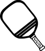 Pickleball Paddel druckbar Vektor Illustration. Pickleball Paddel und Ball Vektor, Pickleball Clip Art, Schläger Symbol, Symbol, Logo, hoch Qualität Vektor