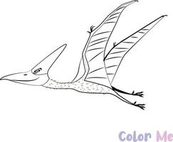 Färbung Buch Dinosaurier Spezies schwarz Weiß handgemalt skizzieren vektor