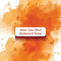 orange vattenfärg vektor abstrakt bakgrund