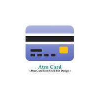 Bankomat kort vektor design i modern stil isolerat på vit bakgrund. uppkopplad kontanter uttag och betalning begrepp ikon för webb och mobil design.