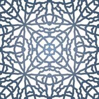 abstrakt einfarbig Vektor Ornament im orientalisch Stil. Zier Muster. Arabisch nahtlos Muster. marokkanisch Hintergrund.