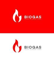 biogas logotyp ikon varumärke identitet tecken symbol vektor