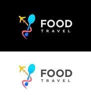 Essen Reise Logo Symbol Marke Identität Zeichen Symbol vektor