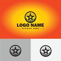 Star Logo Vektor Kunst Symbol Grafik zum Geschäft Marke Symbol Star Logo Vorlage