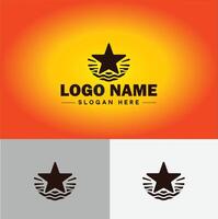 stjärna logotyp vektor konst ikon grafik för företag varumärke ikon stjärna logotyp mall