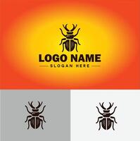 vivel insekt skadedjur logotyp vektor konst ikon grafik för företag varumärke ikon vivel logotyp mall