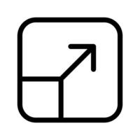 bygga ut ikon vektor symbol design illustration