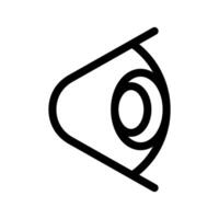 öga ikon vektor symbol design illustration
