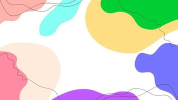 abstrakt Hintergrund mit geometrisch Formen Pastell- eben Farbe Vektor Design Vorlage zum Hintergrund, Startseite Design, Startseite Design