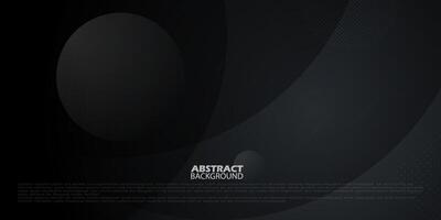 abstrakt dunkel grau geometrisch Kreis Muster Design. dunkel Gradient Farbe Hintergrund. einfach und elegant Hintergrund Design. eps10 Vektor