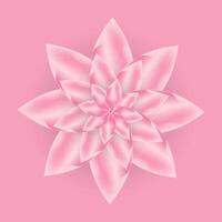 ein Rosa Blume zum Mutter Tag Banner, Netz, Hintergrund. Rosa Farbe International Frauen Tag Konzept, Kunst, Postkarte Vektor, Illustration vektor