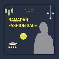 ramadan mode försäljning social media baner posta mall vektor