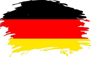 Flagge von Deutschland. Vektor Illustration auf Weiß Hintergrund. schön Bürste Schläge. abstrakt Konzept. Elemente zum Design.