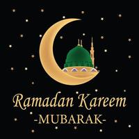Illustration von Ramadan kareem Vektor Design auf ein Weiß Hintergrund