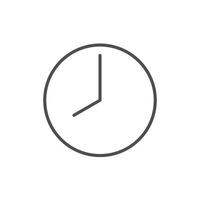 Uhr Symbol im modisch eben Stil isoliert auf Hintergrund. Uhr Symbol Seite Symbol zum Ihre Netz Seite? ˅ Design Uhr Symbol Logo, Anwendung, ui. vektor