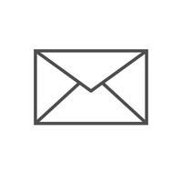 Mail-Symbol. E-Mail-Icon-Vektor. E-Mail-Symbol. Umschlagabbildung vektor