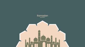 Ramadan kareem Vektor Illustration, Ramadan Urlaub Feier Hintergrund
