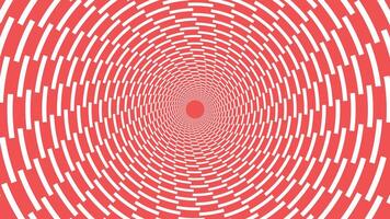 abstrakt Spiral- einfach Wirbel Stil Dringlichkeit Hintergrund im rot Farbe. vektor
