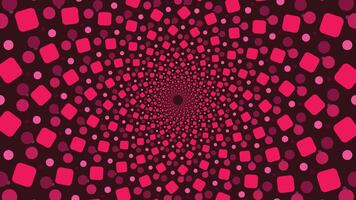 abstrakt Spiral- Wirbel Rosa Farbe minimalistisch Hintergrund. vektor