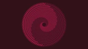 abstrakt Spiral- Wirbel Rosa Farbe minimalistisch Hintergrund. vektor