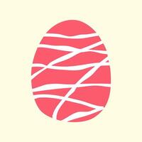 Lycklig påsk uppsättning av kort, posters eller omslag i modern minimalistisk stil ägg. vektor