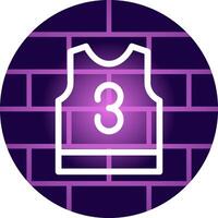 Basketball Jersey kreativ Symbol Design vektor