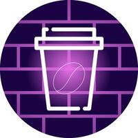 Kaffee kreatives Icon-Design vektor