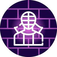 Kendo kreatives Icon-Design vektor