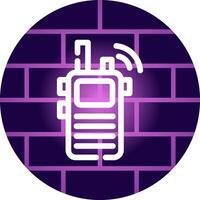 Walkie-Talkies kreatives Icon-Design vektor