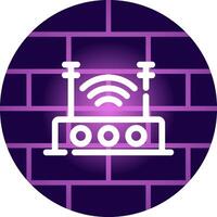 Wifi kreatives Icon-Design vektor