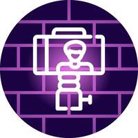 Selfie-Stick kreatives Icon-Design vektor