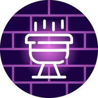 BBQ kreatives Icon-Design vektor