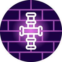 Pipeline kreatives Icon-Design vektor