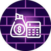 Budget kreatives Icon-Design vektor