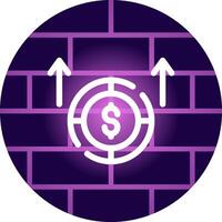 Cashflow kreatives Icon-Design vektor