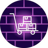 Trolley kreatives Icon-Design vektor