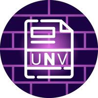 unv kreativ Symbol Design vektor