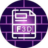 f3d kreativ Symbol Design vektor