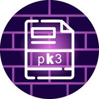 pk3 kreativ Symbol Design vektor