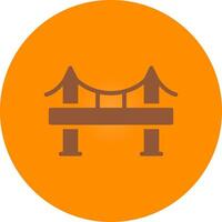 Brücke kreatives Icon-Design vektor