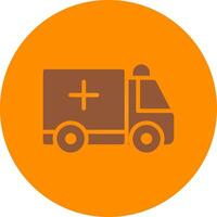 Krankenwagen kreatives Icon-Design vektor