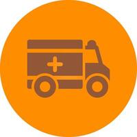 Krankenwagen kreatives Icon-Design vektor