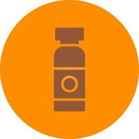 Wasserflasche kreatives Icon-Design vektor