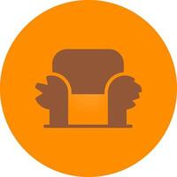 soffa kreativ ikon design vektor