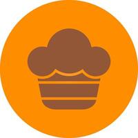 Muffin kreativ Symbol Design vektor